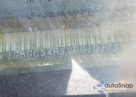 1997 Chevrolet C3500 Chassis z USA, uszkodzony, nr VIN 1GBGC34R5VF010774